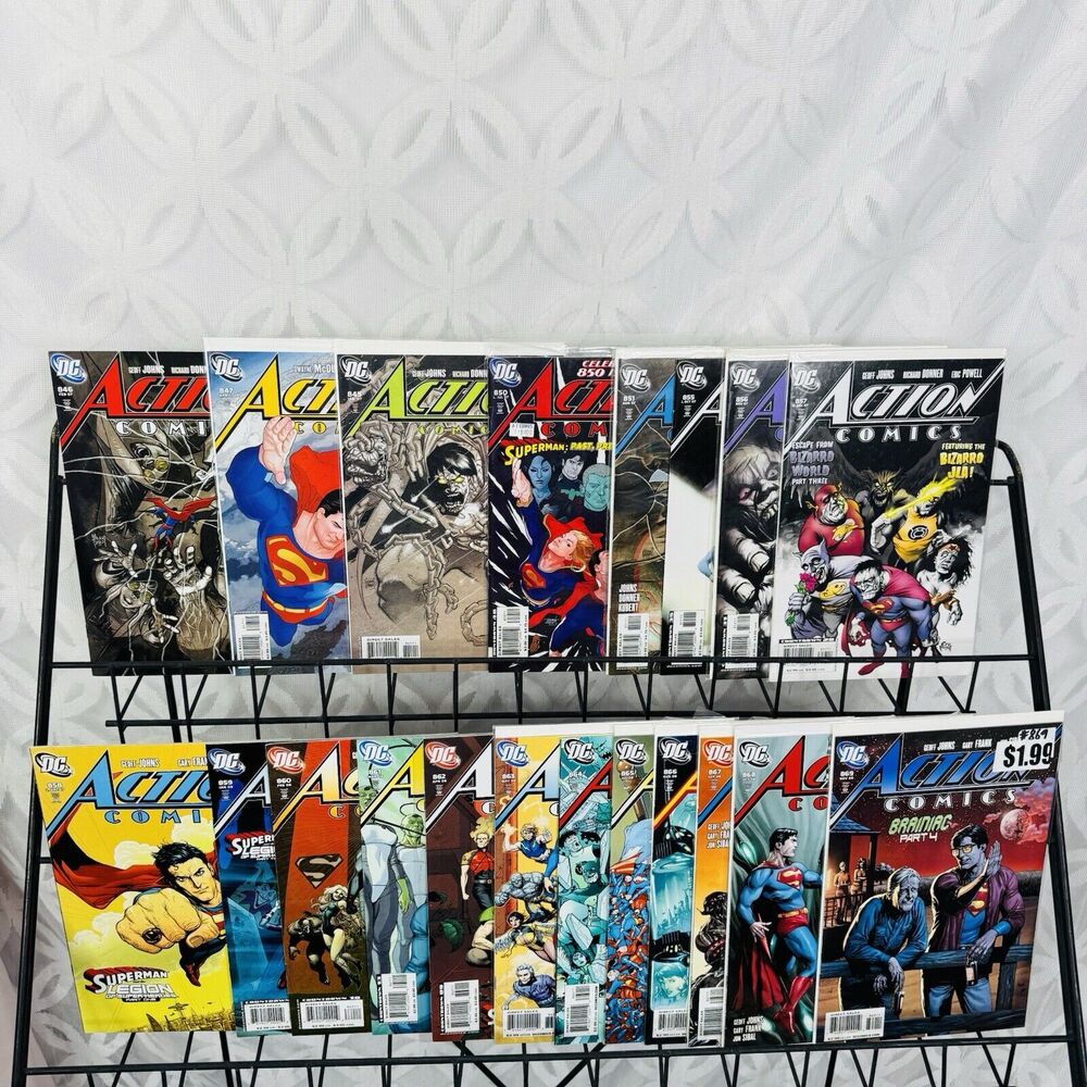 DC Superman Action Comics 845-847‎ 850-851 855-869 Lot Brainiac Gary Frank